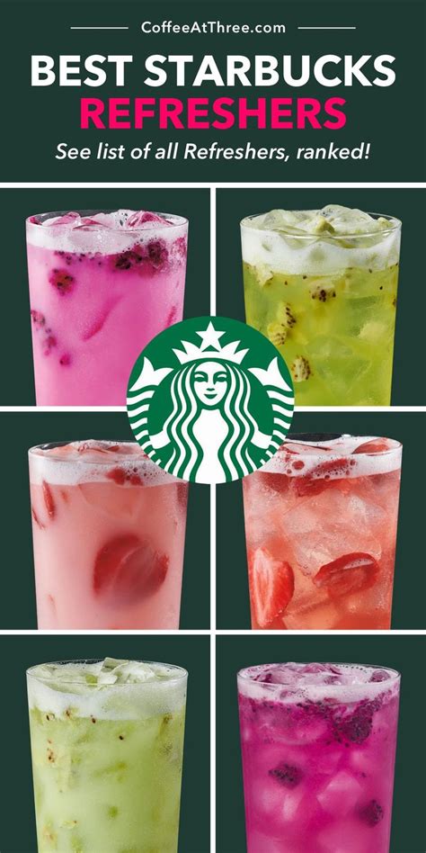 Best Starbucks Refreshers | Healthy starbucks drinks, Starbucks drinks, Starbucks secret menu drinks