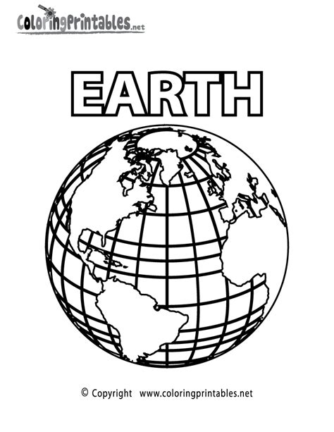 48+ Printable Coloring Page Planet Earth | Free Wallpaper
