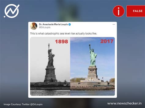 Fact Check: Sea Level Rise A Myth? No, Viral Photos Of Statue Of Liberty Misleading