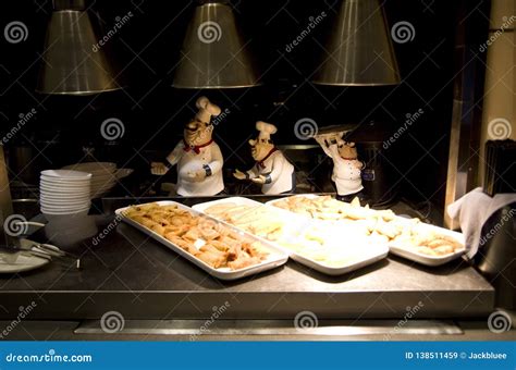 Luxurious Buffet Restaurant in Five Star Hotel Editorial Stock Image - Image of restaurant, star ...