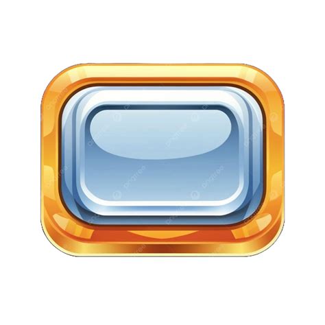 Rectangle Mobile Game Gui Buttons Simple 2d Glossy Button Ui Design, Rectangle Mobile Game Gui ...