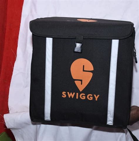 Black Polyester Swiggy Bag, Bag Size: 14 Inch at Rs 500/piece in Satara | ID: 23815773288