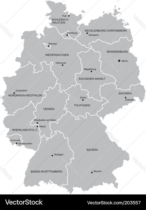 Editable Map Of Germany