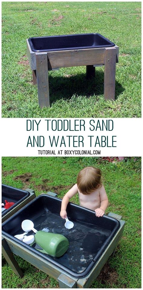 DIY Water/Sand Table for Toddlers and Preschoolers: Made from Recycled Materials Outdoor Play ...