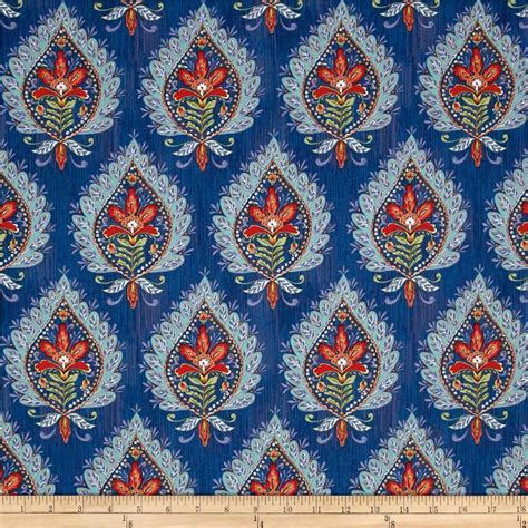 Dena Designs Bohemia Kamala Indigo Fabric