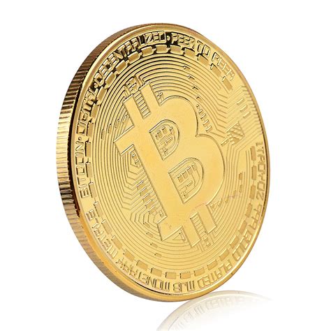 Buy Bitcoin Commemorative Coin 24K Gold Plated BTC Limited Edition Collectible Coin With ...