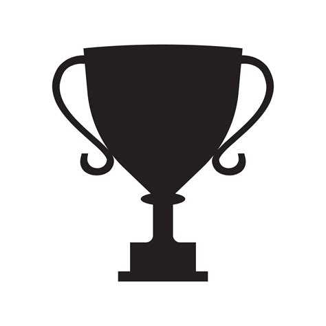 Trophy icon with a white background 26756399 Vector Art at Vecteezy