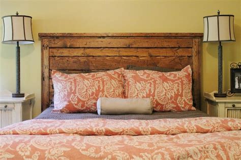 King Reclaimed Wood Headboard