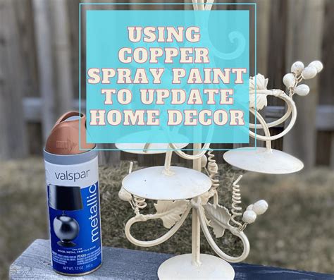 Using Copper Spray Paint on Home DecorPeony Lane Designs