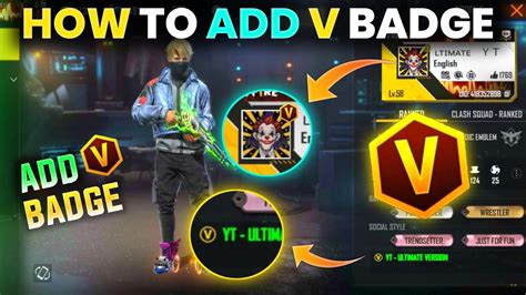 How To Get V Badge In Free Fire || Free Fire Me V Badge Kaise Le || How To Add V Badge In ...