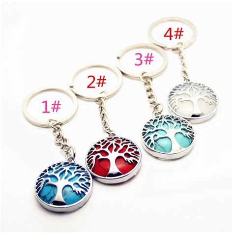 Family Tree Keychain Family Birthstone Keychain Tree of Life - Etsy