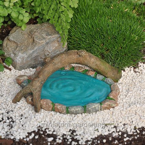 Miniature Log Bridge Pond for Miniature Garden, Fairy Garden - Walmart.com