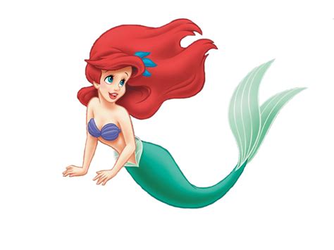 La Sirenita Ariel Nadando PNG transparente - StickPNG | Sirenas, Ariel ...