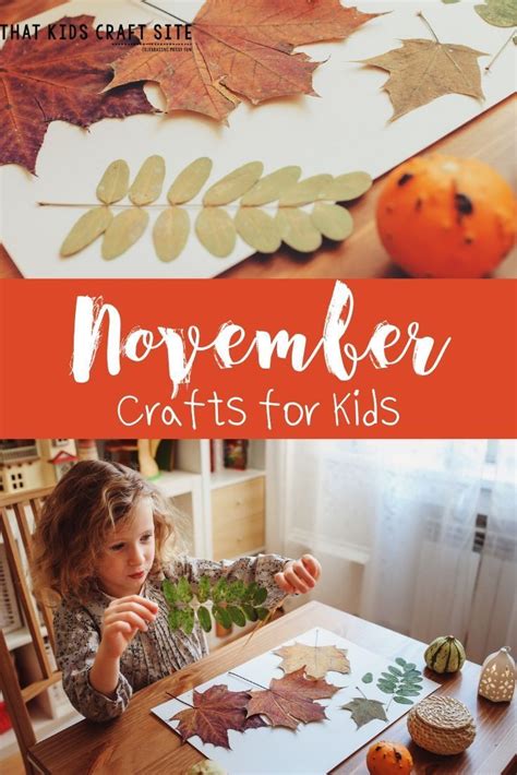 November Crafts for Kids : Fun Fall Preschool Crafts- That Kids' Craft ...