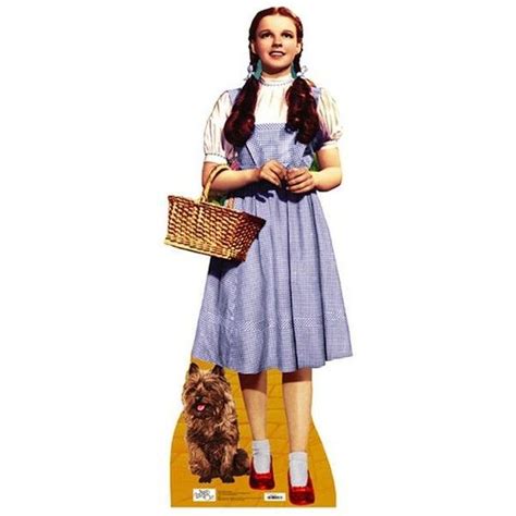 Dorothy Holding Toto Wizard of Oz 75th Anniversary Lifesize Standup liked on Polyvore featuring ...