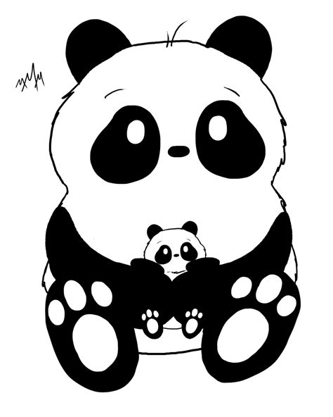 Daily Doodle: Panda Bears by CalicoKitties on DeviantArt