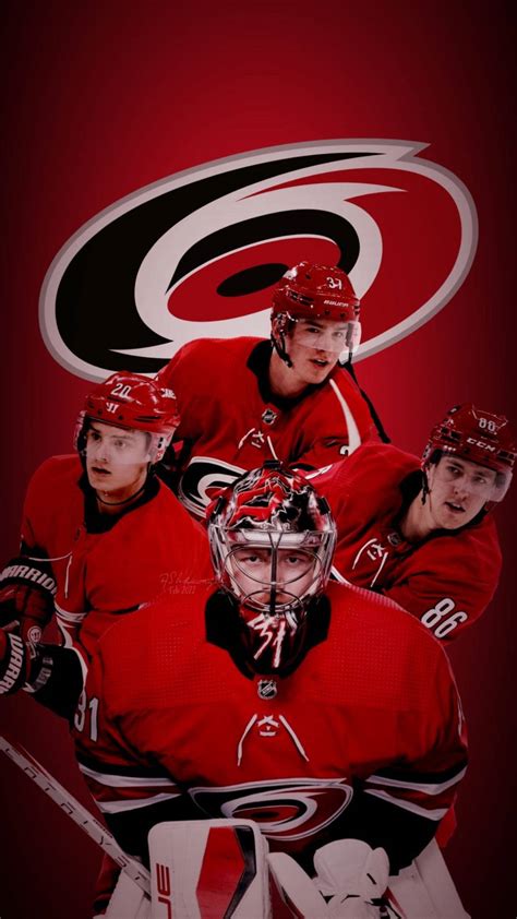 Download Carolina Hurricanes Star Players Wallpaper | Wallpapers.com