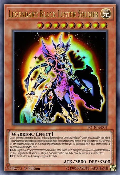 Legendary Black Luster Soldier by https://www.deviantart.com/chaostrevor on @DeviantArt | Yugioh ...