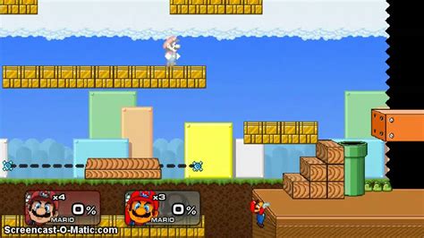 Super Smash Flash 2 Battles - Mario VS Mario-C - YouTube