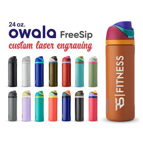 Owala Freesip 24oz Bottle FREE Laser Engraving Stainless Steel Powder ...