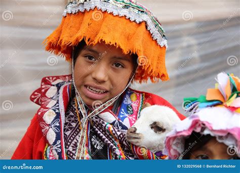 Unidentified Child at Mirador Taray Near Pisac in Peru Editorial Stock ...