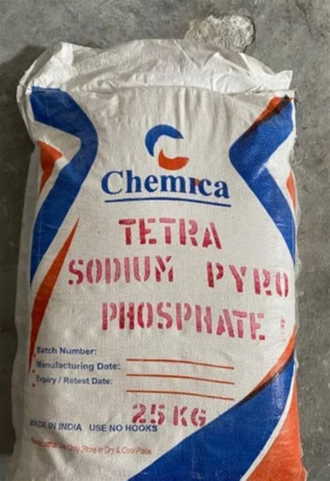 Tetrasodium Pyrophosphate TSPP, 25 kg bag at Rs 160/kg in Pune | ID: 2851248131373