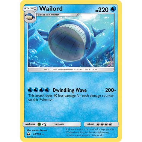 Wailord Pokemon Card - Printable Cards