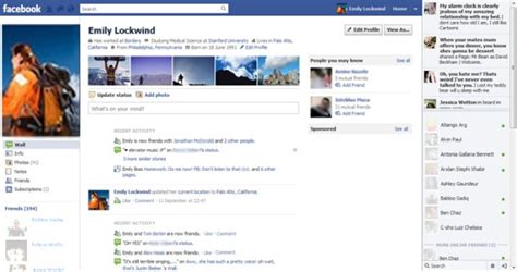 Facebook Layout evolution 2005 - 2011 [Images]