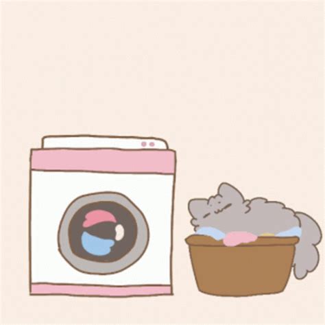 Pusheen Washing Machine GIF - Pusheen Washing Machine Spinning - Discover & Share GIFs