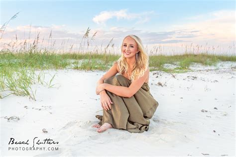 Senior beach portraits - Beach Shutters Photography