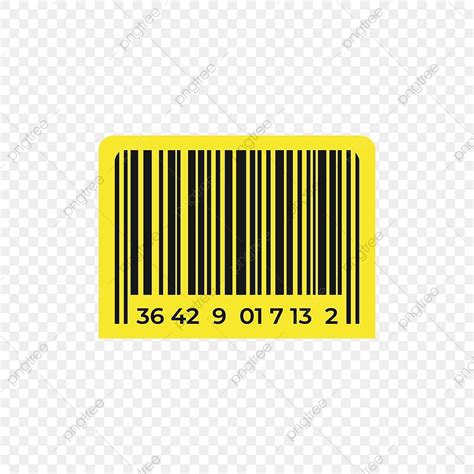 Modelo De Etiqueta De Código De Barras Qr De Digitalização Amarela Isolado PNG , Amarelo, Qr ...