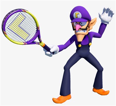 Waluigi Mario Tennis Ultra Smash - Waluigi Mario Tennis Aces - Free Transparent PNG Download ...