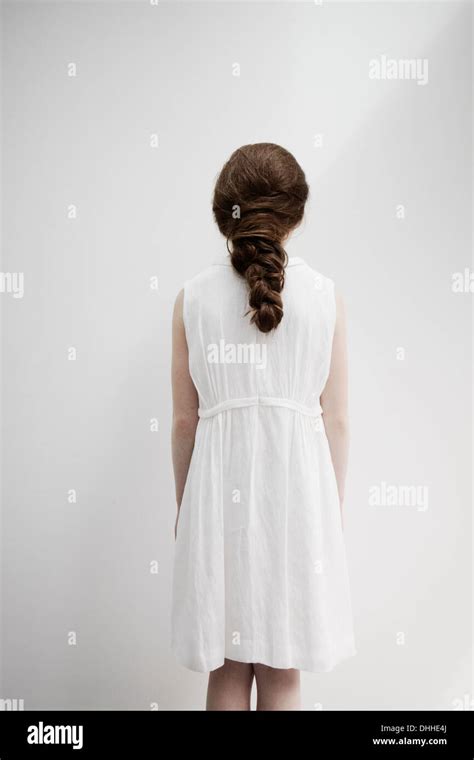 Girl with back facing camera Stock Photo: 62464546 - Alamy