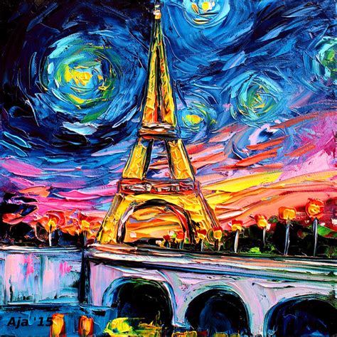 van Gogh Never Saw Eiffel by sagittariusgallery on DeviantArt