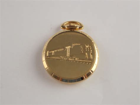 Waltham Train Pocket Watch Gold Plated Case | EBTH