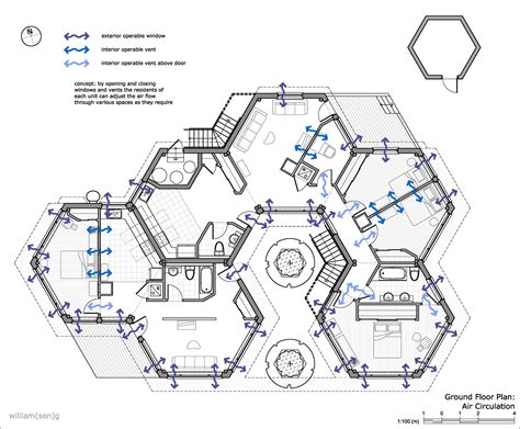 William(son)g - Architectural Floor Plan for an Octagonal House