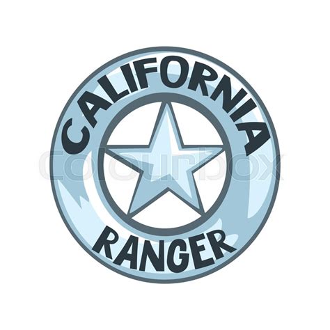 California ranger badge, American ... | Stock vector | Colourbox