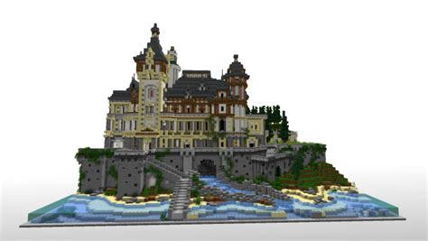 Peles Castle (100x100 Plot) (With schematic :D) 1.20.2/1.20.1/1.20/1.19 ...