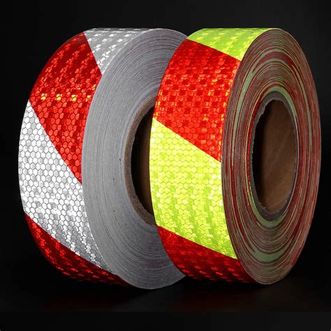 Shining Reflective Safety Warning Tape Self Adhesive Twill Printing ...