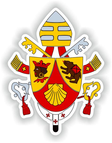 Coat of Arms of Pope Benedict XVI Vatican Christianity - Etsy