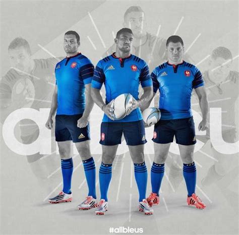 New France Rugby Kit 2014-2015 Adidas Les Bleus French Rugby Jersey ...