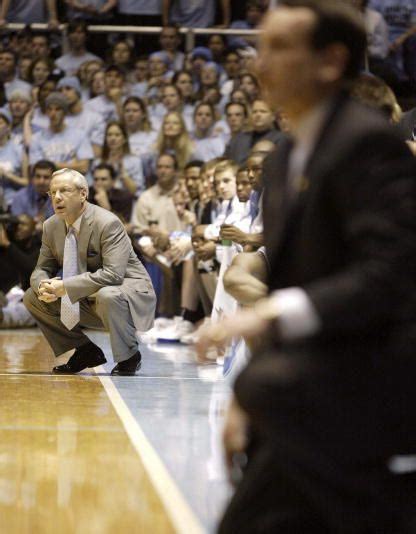 Photo: Roy Williams-Coach K First Meeting - Tar Heel Times