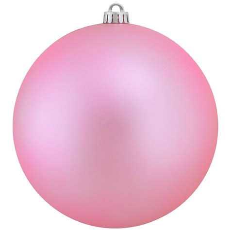 Pink Shatterproof Matte Orchid UV Resistant Christmas Ball Ornament 8 ...