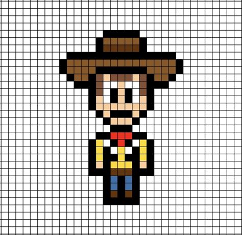 Woody Pixel Art | Pixel art, Pixel art pattern, Easy pixel art