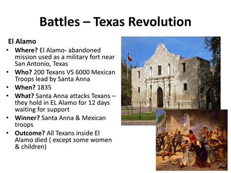 PPT - The Texas Revolution & Annexation PowerPoint Presentation - ID ...