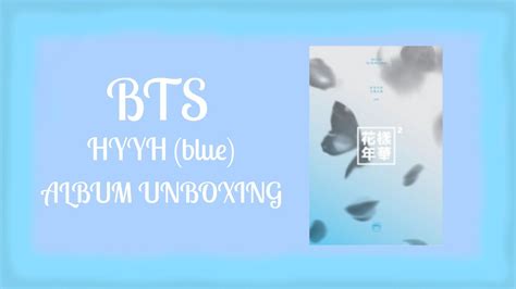 BTS: HYYH pt.2 (blue) Album Unboxing - YouTube