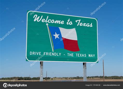 Welcome to Texas Sign Stock Photo by ©paulbradyphoto 175106128