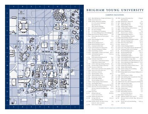 Byu Provo Campus Map