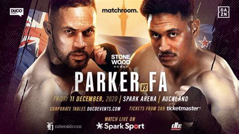 Joseph Parker vs. Junior Fa set for December 11 in Auckland | DAZN News US