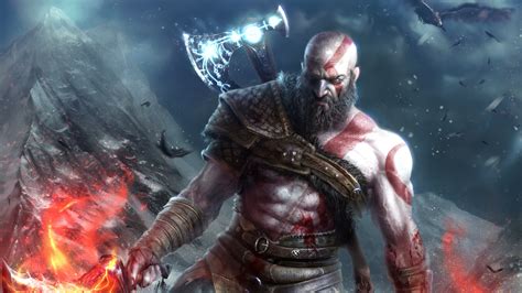 2560x1440 Kratos God Of War Art 4k 1440P Resolution ,HD 4k Wallpapers,Images,Backgrounds,Photos ...